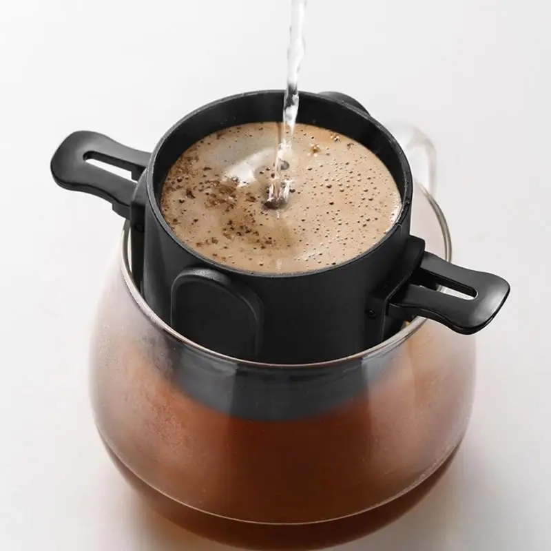 Portable Stainless Steel Coffee Filter Holder For Coffee Tea Drip Holder Reusable Paperless Dropper
Portable Stainless Steel Coffee Filter Holder For Coffee Tea Drip Holder Reusable Paperless Dropper