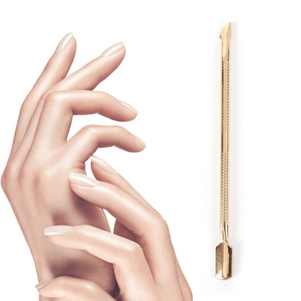 Novelty 1pc Stainless Steel Gold Color Cuticle Pusher Trimmer Remover Pedicure Nail Art Tools Dual-end Pusher
Novelty 1pc Stainless Steel Gold Color Cuticle Pusher Trimmer Remover Pedicure Nail Art Tools Dual-end Pusher
