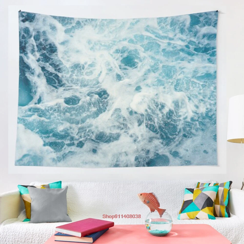 Морские волны в океане, гобелен, подвесной гобелен, хиппи, Настенное подвесное одеяло, настенный ковер, коврик для йоги, домашний декор 
Морские волны в океане, гобелен, подвесной гобелен, хиппи, Настенное подвесное одеяло, настенный ковер, коврик для йоги, домашний декор