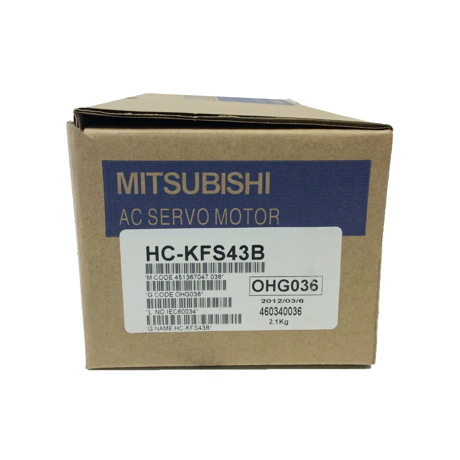 New Original Mitsubishi Servo Motor HC-KFS43B 
New Original Mitsubishi Servo Motor HC-KFS43B