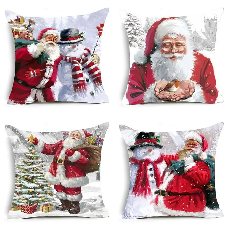 Christmas Throw Pillow Case Cuscini Decorativi Kissen Abdeckung Almofada Decorativa Cartoon Printing Kussenhoes 45x45 Cm
Christmas Throw Pillow Case Cuscini Decorativi Kissen Abdeckung Almofada Decorativa Cartoon Printing Kussenhoes 45x45 Cm