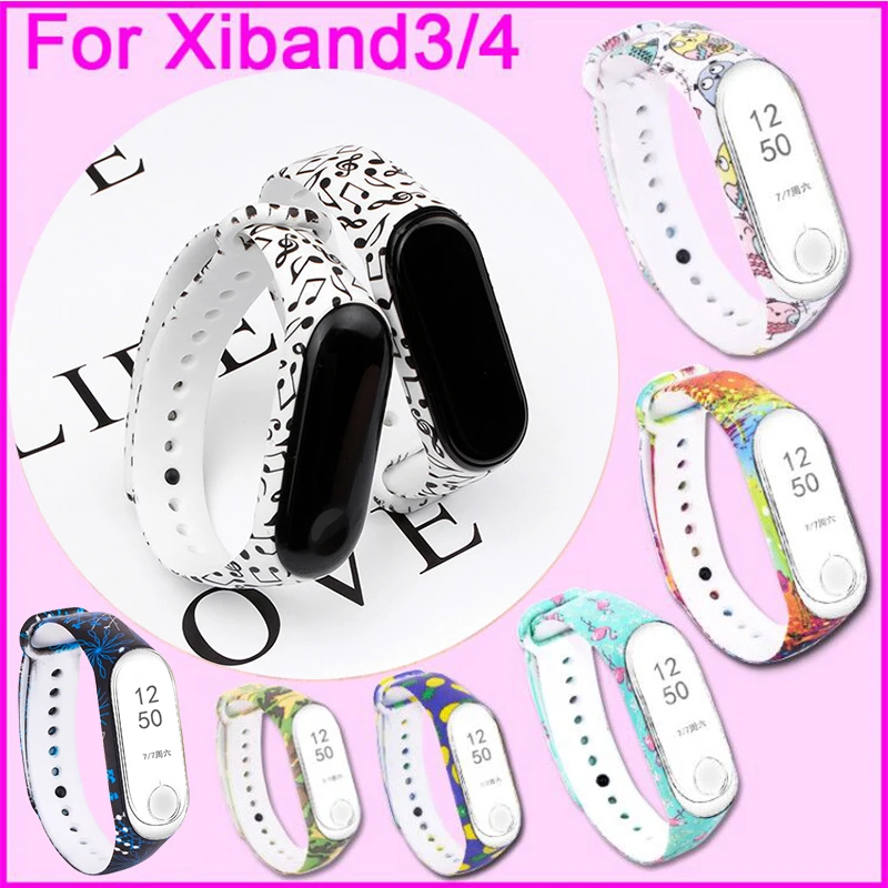 Mi band4 bracelet for Xiaomi Mi Band 3 4 Strap Silicone printing multicolor flowers strap accessories Xiaomi mi band 4 Watchband
Mi band4 bracelet for Xiaomi Mi Band 3 4 Strap Silicone printing multicolor flowers strap accessories Xiaomi mi band 4 Watchband