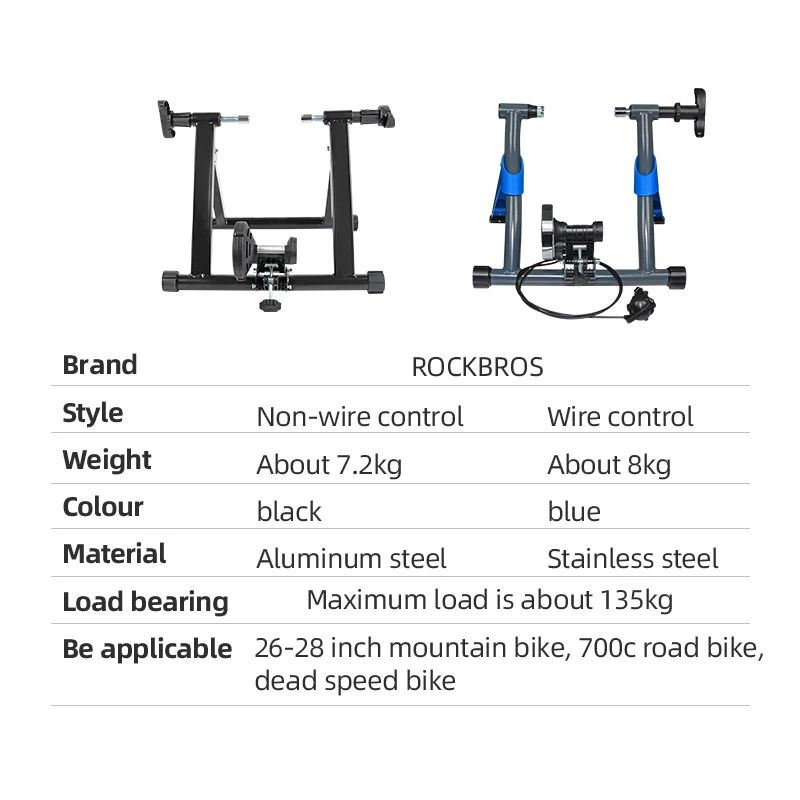 ROCKBROS Bike Trainer MTB Road Bike Training Exercise Bike For Home Magnetic Resistance Indoor Fitness Training Platform 
ROCKBROS Bike Trainer MTB Road Bike Training Exercise Bike For Home Magnetic Resistance Indoor Fitness Training Platform