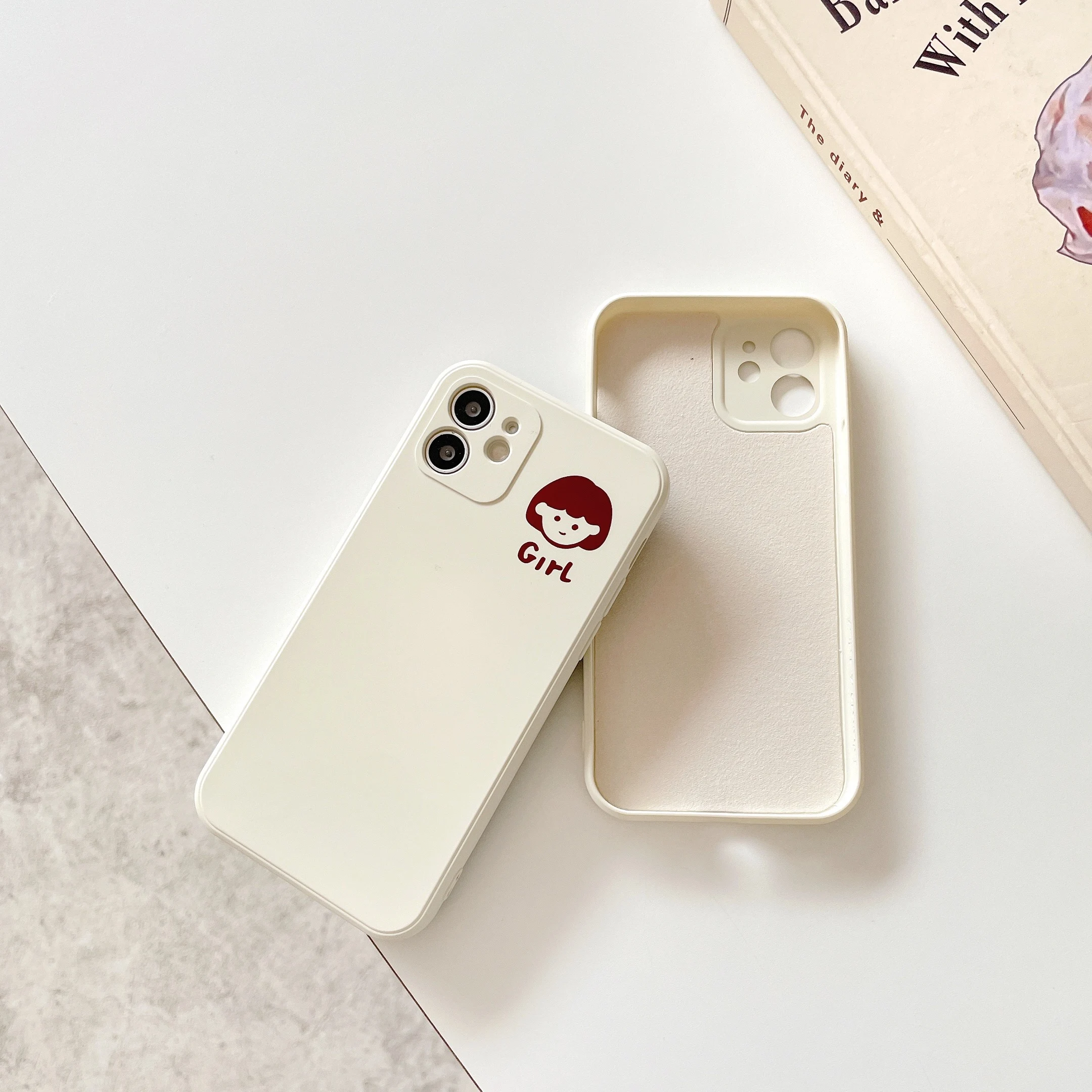 Liquid Silicone Boy Girls Phone Case For Xiaomi Mi 10 9 A3 lite back cover mi PRO CC9 | Мобильные телефоны и аксессуары