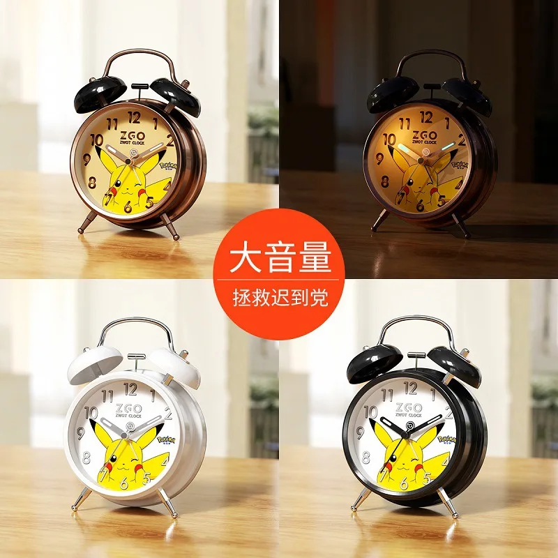 Pokémon Zhenggang co-branded Pikachu small alarm clock mute student special children boy clock cartoon bedroom bedside clock
Pokémon Zhenggang co-branded Pikachu small alarm clock mute student special children boy clock cartoon bedroom bedside clock