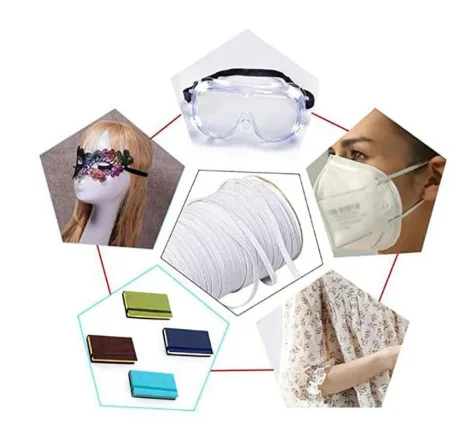 Barrel Sewing Accessories For Clothes Elastic Bands 3/6 mm Rubber Band Elastic Rope White And Black Ribbon Polyester Spandex 
Barrel Sewing Accessories For Clothes Elastic Bands 3/6 mm Rubber Band Elastic Rope White And Black Ribbon Polyester Spandex