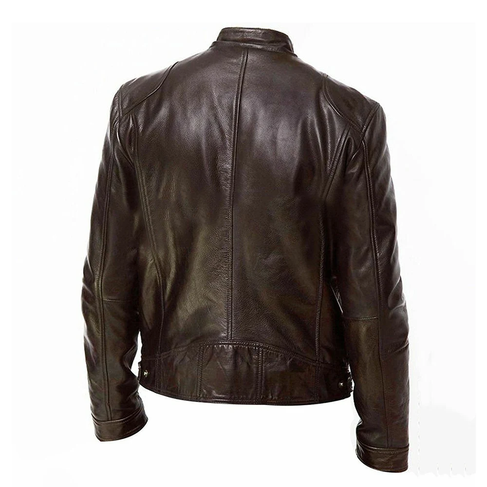 Men Leather Jackets 2021 Autumn Leather Coat Zipper Casual Motorcycle PU Jacket Male Biker Plus Size Outwear Fashion Winter
Men Leather Jackets 2021 Autumn Leather Coat Zipper Casual Motorcycle PU Jacket Male Biker Plus Size Outwear Fashion Winter