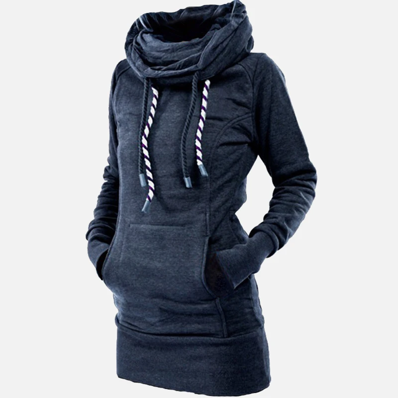 Women Turtleneck Pullover Robe Plain Thick Hoodies Poleron Mujer 2020 Warm Tunic Sweatshirt Embroidered Star Long Hoodie Dress
Women Turtleneck Pullover Robe Plain Thick Hoodies Poleron Mujer 2020 Warm Tunic Sweatshirt Embroidered Star Long Hoodie Dress