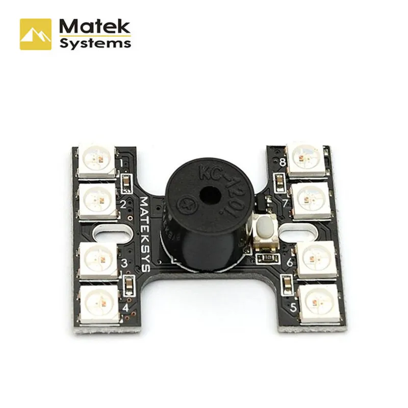 

MATEK LED Tail Light WS2812B with Loud Buzzer Dual Modes for RC FPV Racing Freestyle Drones DIY Parts