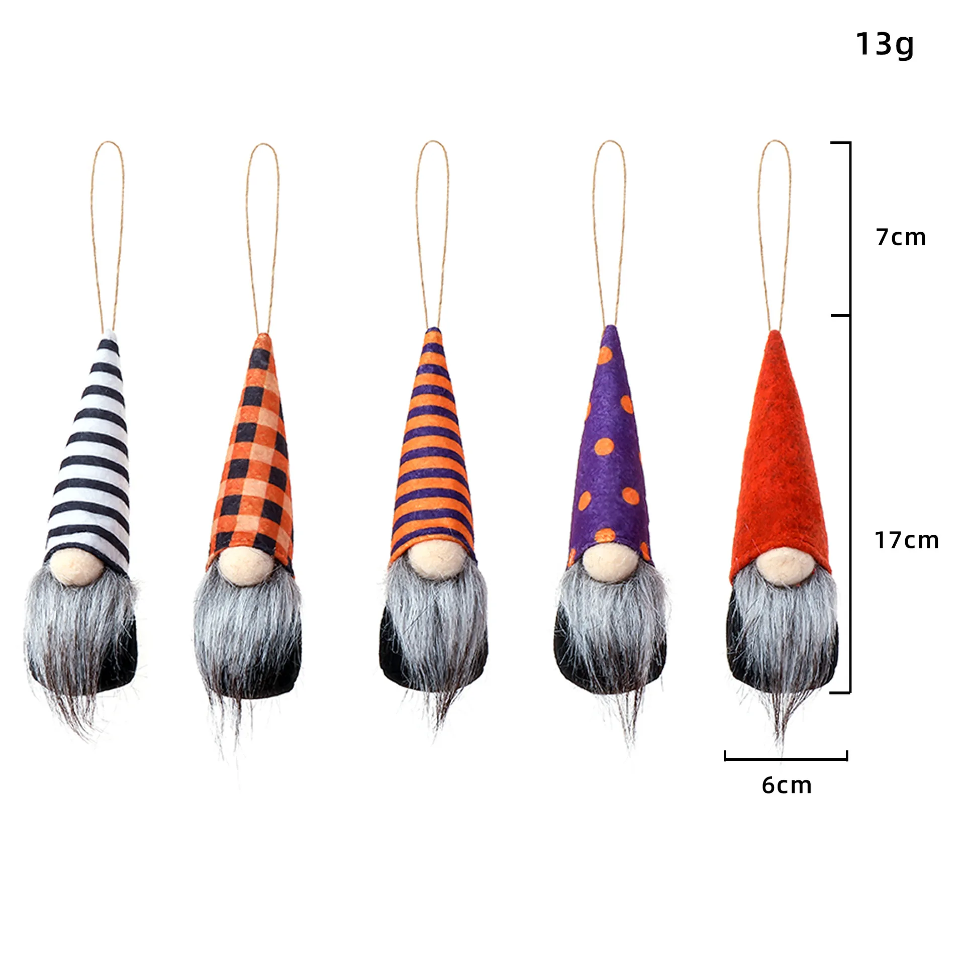 5Pcs/set Halloween Hanging Gnome Ornaments , Plush Vampire Spider Pumpkin Gnomes Handmade Home Decor Tree Ornament Decorations
5Pcs/set Halloween Hanging Gnome Ornaments , Plush Vampire Spider Pumpkin Gnomes Handmade Home Decor Tree Ornament Decorations