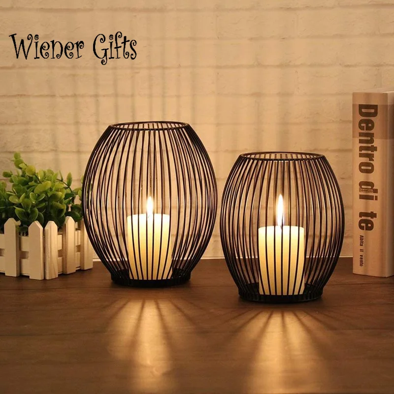 Hot Black Metal Hollow Like A Bird Cage Lantern Candle Holders Without LED Lights Romantic Home Decorations Hotel Ornaments
Hot Black Metal Hollow Like A Bird Cage Lantern Candle Holders Without LED Lights Romantic Home Decorations Hotel Ornaments