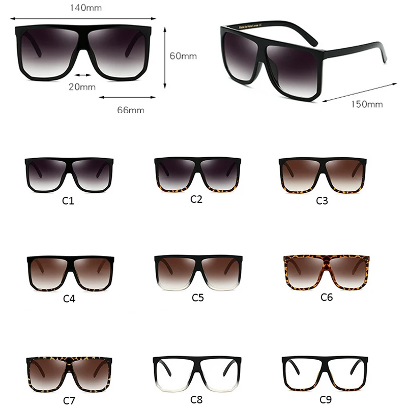 Square vintage woman sunglasses Oversized Flat Top Gradient shades for women Retro female sunglasses 2019 Big Frame Eyewear
Square vintage woman sunglasses Oversized Flat Top Gradient shades for women Retro female sunglasses 2019 Big Frame Eyewear