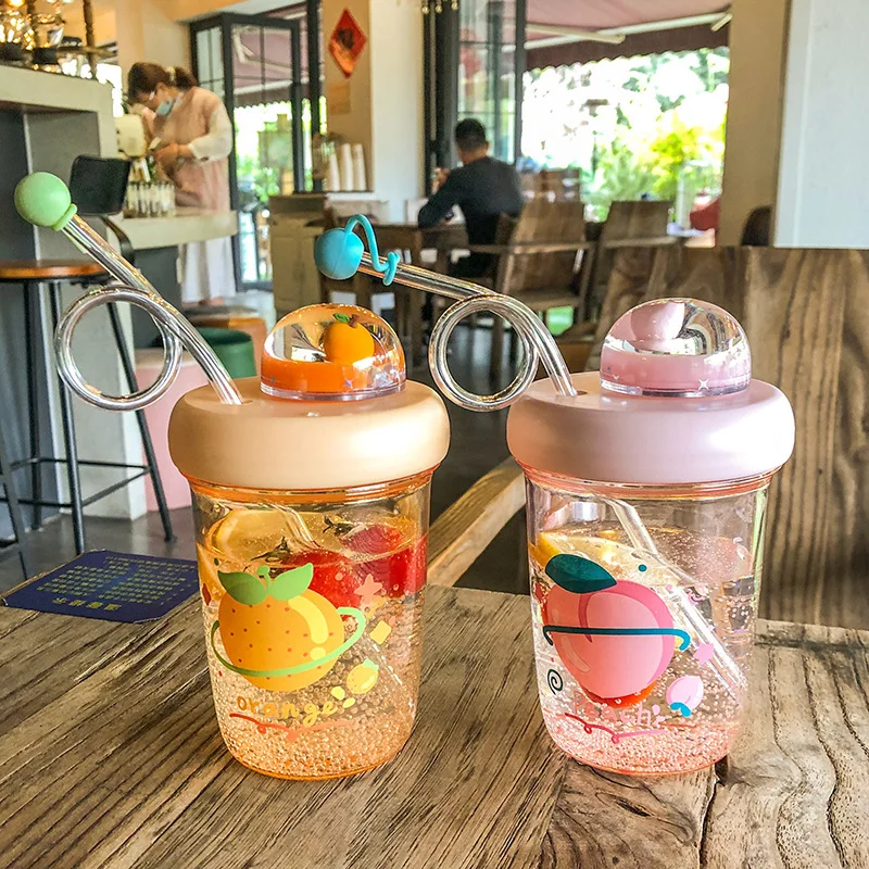 Water bottle cute personality furit plastic cup cute cartoon ins photo posing creative straw cup gift office school home
Water bottle cute personality furit plastic cup cute cartoon ins photo posing creative straw cup gift office school home