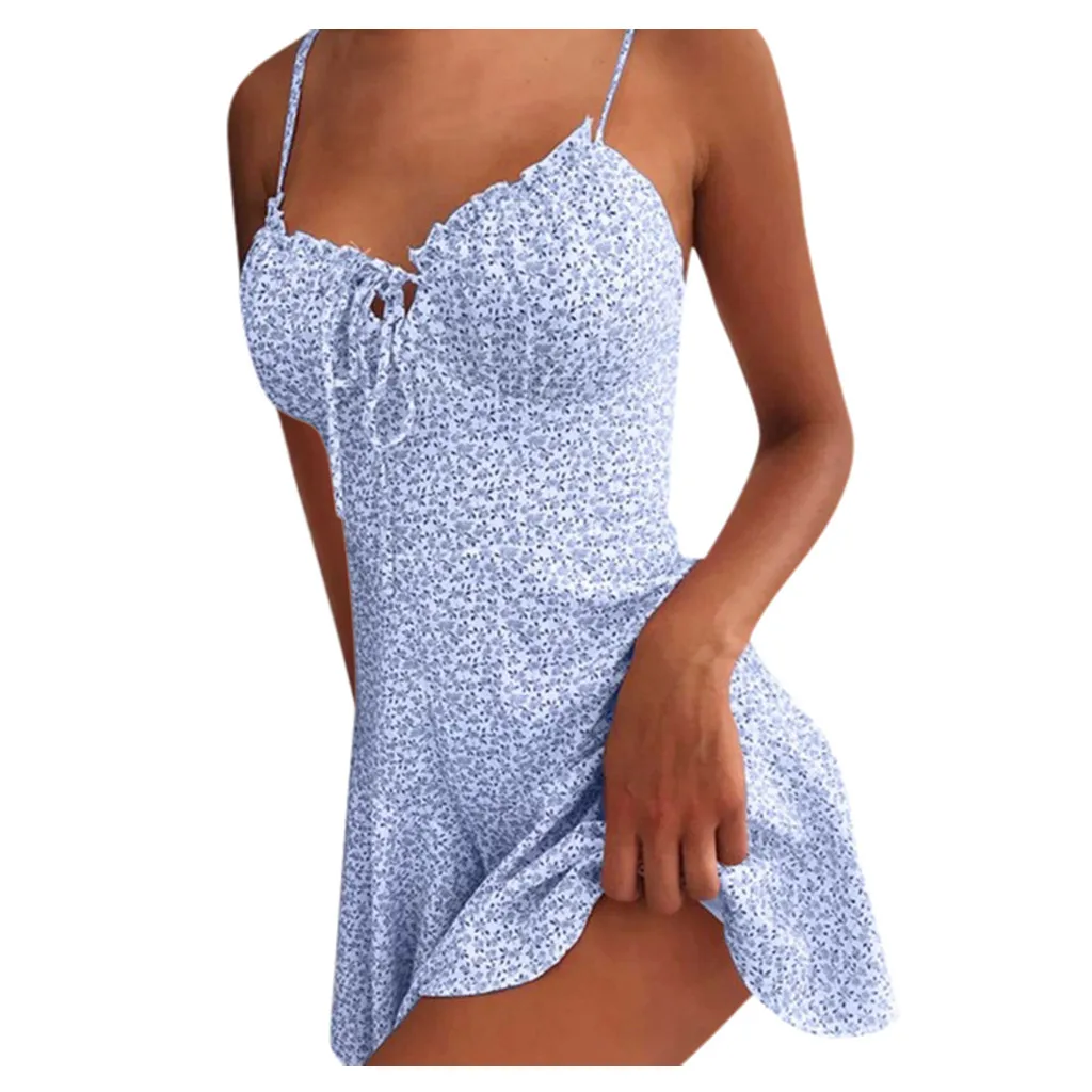 Mini Floral Dress Women Summer Fashion Print Color Block Sleeveless Spaghetti Strap Dress Woman Sexy A-line Party Dress#35
Mini Floral Dress Women Summer Fashion Print Color Block Sleeveless Spaghetti Strap Dress Woman Sexy A-line Party Dress#35