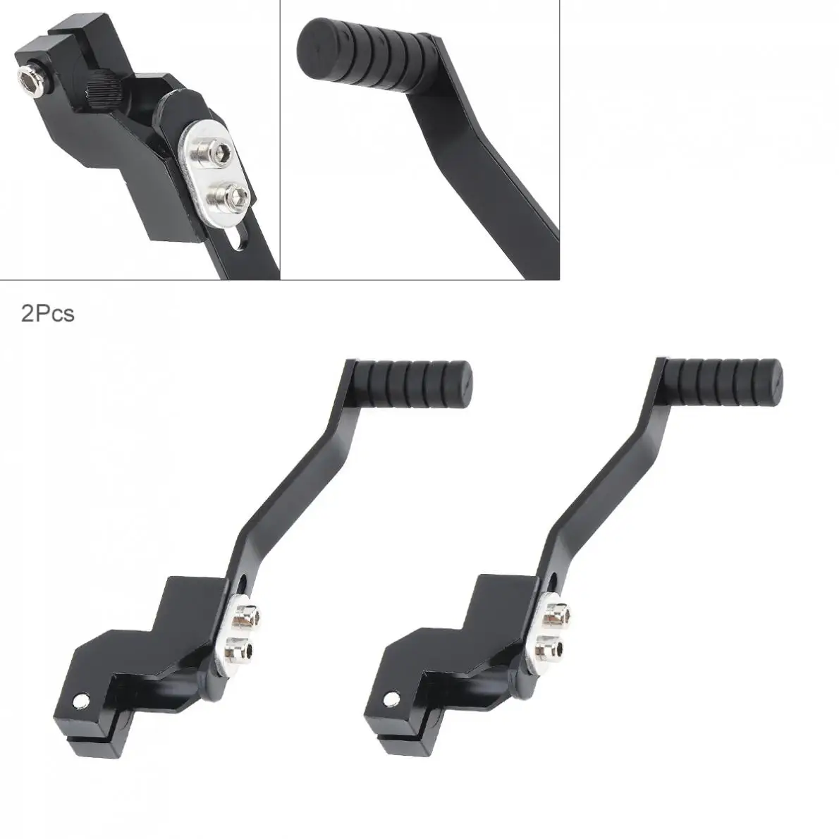 Motorcycle Accessories 2pcs Black Aluminum Alloy Shift Lever Single Hanging for 110CC / 125CC Motorcycle
Motorcycle Accessories 2pcs Black Aluminum Alloy Shift Lever Single Hanging for 110CC / 125CC Motorcycle