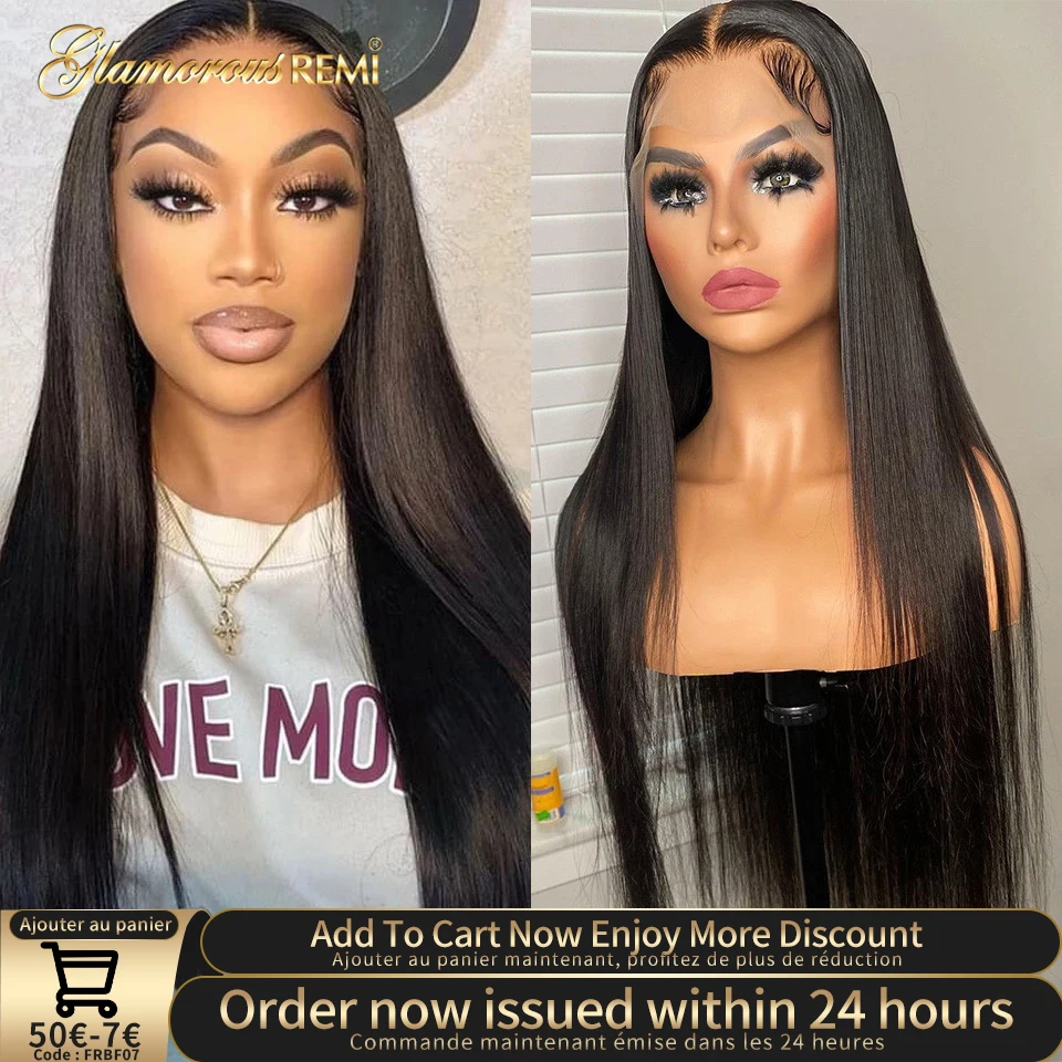 Straight Human Hair Wigs For Women Brazilian Hair Straight Lace Front Human Hair Wigs Natural Color HD Lace Frontal Wig 8-26Inch
Straight Human Hair Wigs For Women Brazilian Hair Straight Lace Front Human Hair Wigs Natural Color HD Lace Frontal Wig 8-26Inch