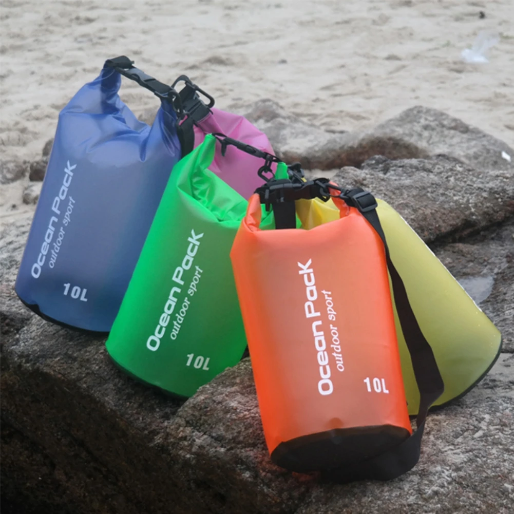 

2L 5L 10L Waterproof Dry Bag Swimming Rafting Kayaking Bag River Trekking Floating Sailing Boating Water Resistance Pack Sack