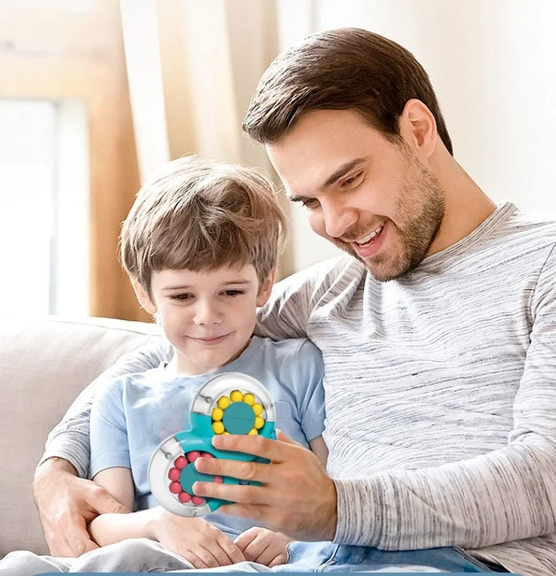 Rotating Magic Bean Ball Triangle Magic Cube Creative Decompression Educational Toys Children's Fingertips Unzip Cube Gift Toys
Rotating Magic Bean Ball Triangle Magic Cube Creative Decompression Educational Toys Children's Fingertips Unzip Cube Gift Toys