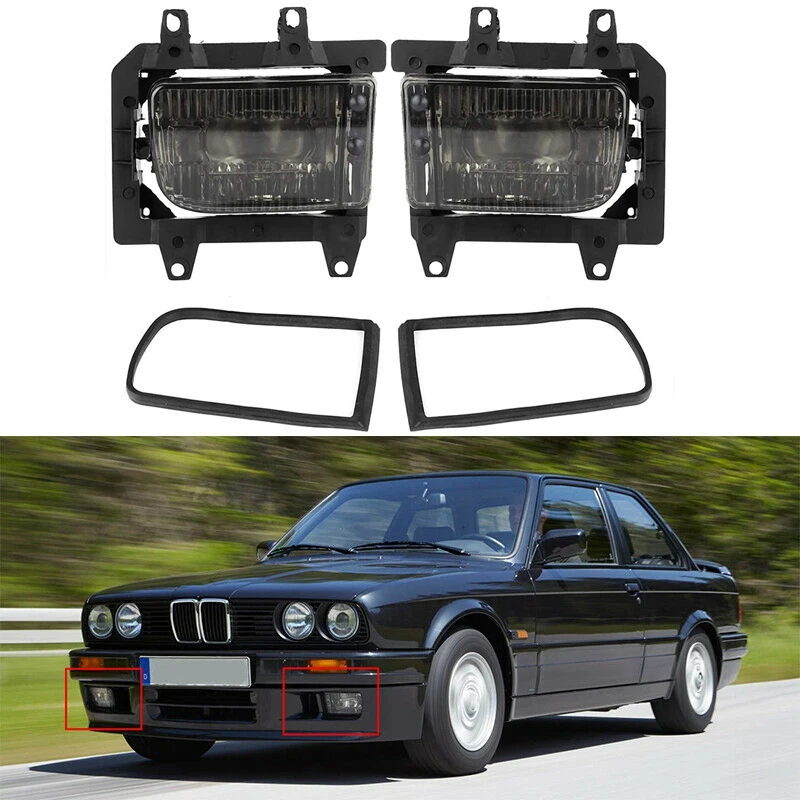 2Pcs Car Front Bumper Grille Fog Lights Fog Lamps For-BMW E30 3 Series 1985-1993 63171385945 63171385946
2Pcs Car Front Bumper Grille Fog Lights Fog Lamps For-BMW E30 3 Series 1985-1993 63171385945 63171385946