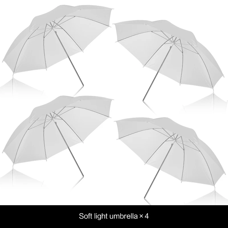 4PCS Soft Umbrella 33inch 83cm Photography Photo Pro Studio Softbox White Translucent for Photo Video Studio Shooting For flash
4PCS Soft Umbrella 33inch 83cm Photography Photo Pro Studio Softbox White Translucent for Photo Video Studio Shooting For flash