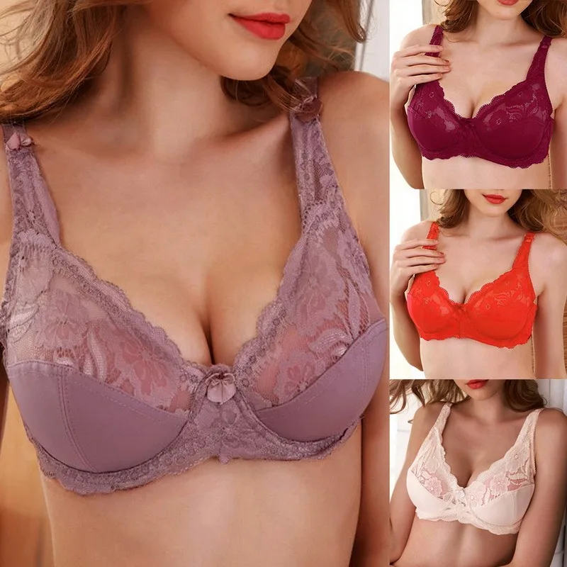 Women Underwear Hollow Lace Ultra-thin Transparent Sexy 100D C D Cup-Plus Size Enhancement Bra
Women Underwear Hollow Lace Ultra-thin Transparent Sexy 100D C D Cup-Plus Size Enhancement Bra