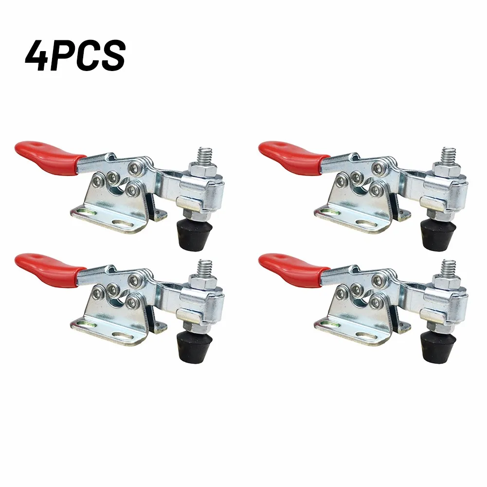 1/4Pcs Holder Holding Toggle Clamps Horizontal Iron Jigs M4*27 Mould Quick Hand New Heavy Duty Tooling Accessory
1/4Pcs Holder Holding Toggle Clamps Horizontal Iron Jigs M4*27 Mould Quick Hand New Heavy Duty Tooling Accessory