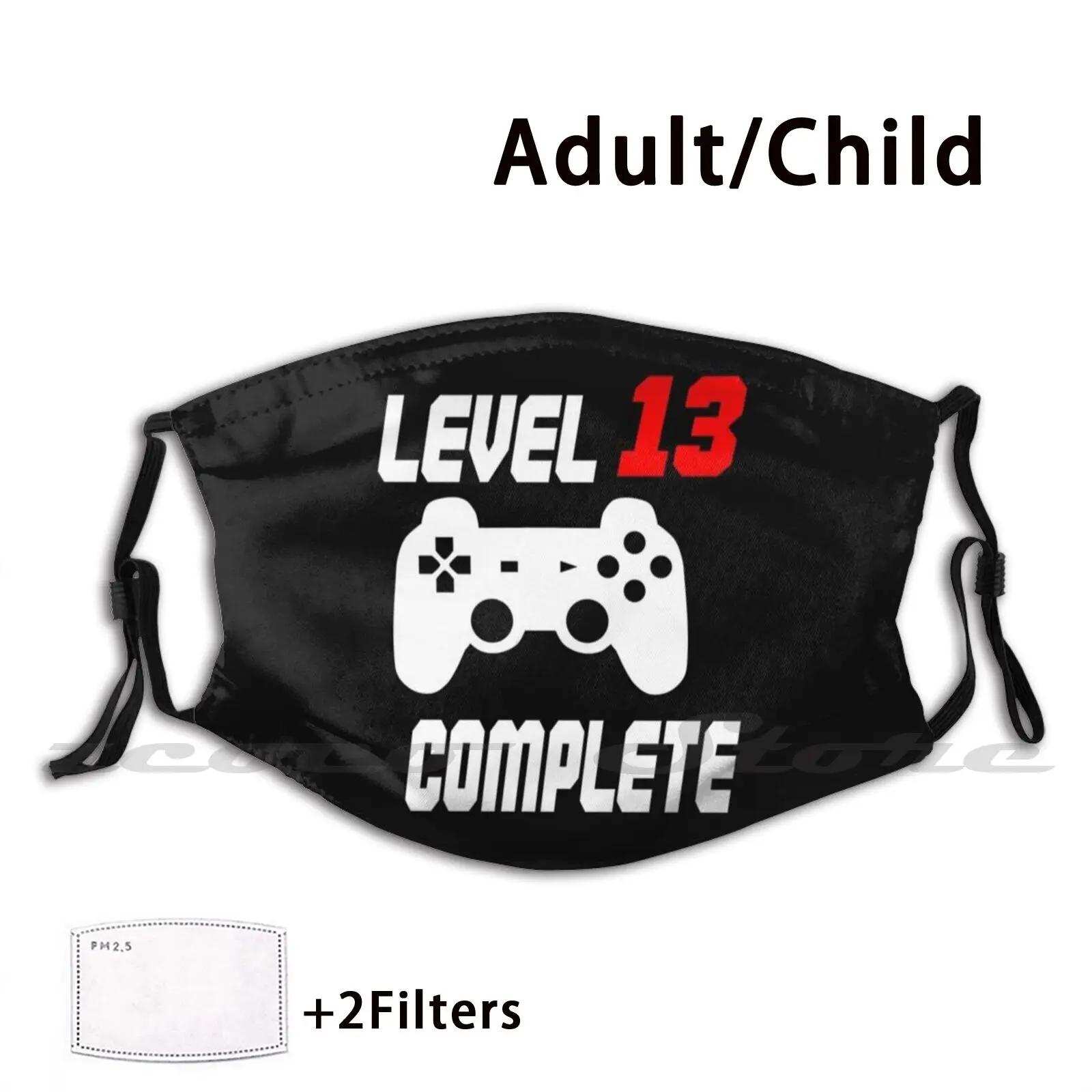 Унисекс. Тканевая маска, моющаяся, Φ Pm2.5, взрослая, детская, уровень 13, полная, 13 лет, игровая, 13 лет на день рождения, годовщину, уровень 13 
Унисекс. Тканевая маска, моющаяся, Φ Pm2.5, взрослая, детская, уровень 13, полная, 13 лет, игровая, 13 лет на день рождения, годовщину, уровень 13