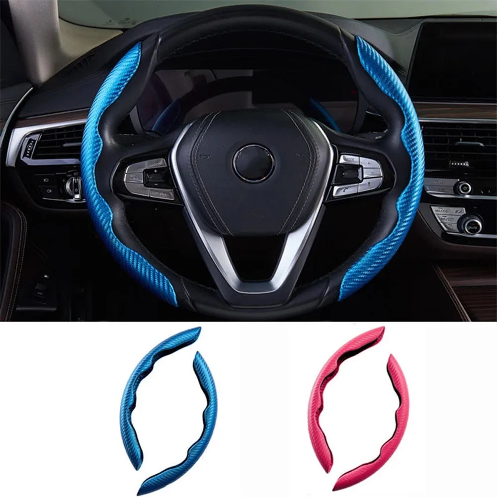 1 Pair Carbon Fiber Style Non-Slip Steering Wheel Booster Cover Blue Pink For Trim Automobiles Accessories Interior Parts
1 Pair Carbon Fiber Style Non-Slip Steering Wheel Booster Cover Blue Pink For Trim Automobiles Accessories Interior Parts