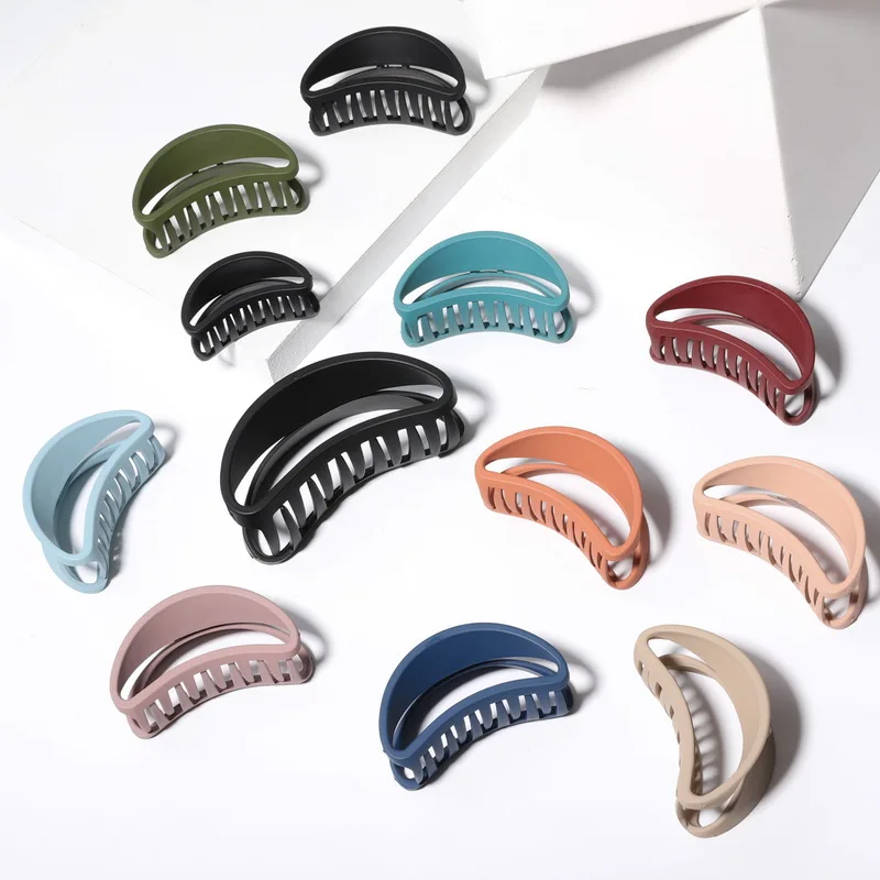 Dull Polish Hollow Out Plastic Hair Claw Simple Bath Makeup Hair Clips Candy Sweet Girls Hair Accessories
Dull Polish Hollow Out Plastic Hair Claw Simple Bath Makeup Hair Clips Candy Sweet Girls Hair Accessories