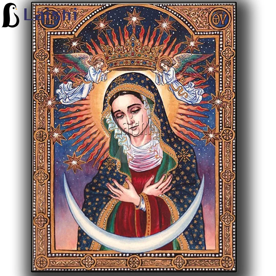 Diamond Embroidered Virgin mary Religious Figure 5D DIY Diamonds Cross-stitch Sun Goddess full square Round Diamond Mosaic
Diamond Embroidered Virgin mary Religious Figure 5D DIY Diamonds Cross-stitch Sun Goddess full square Round Diamond Mosaic