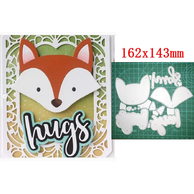 Craft dies Animal Fox metal cutting dies cut die mold decoration Scrapbooking die knife mould blade punch stencils dies new 2021
Craft dies Animal Fox metal cutting dies cut die mold decoration Scrapbooking die knife mould blade punch stencils dies new 2021