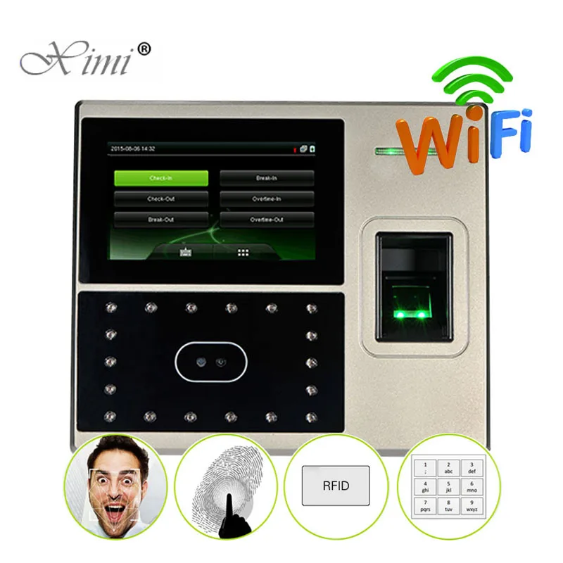 

ZK uFace800 Linux System TCP/IP Biometric Fingerpint Face Facial Recognition Time Attendance System Recorder Employee Machine