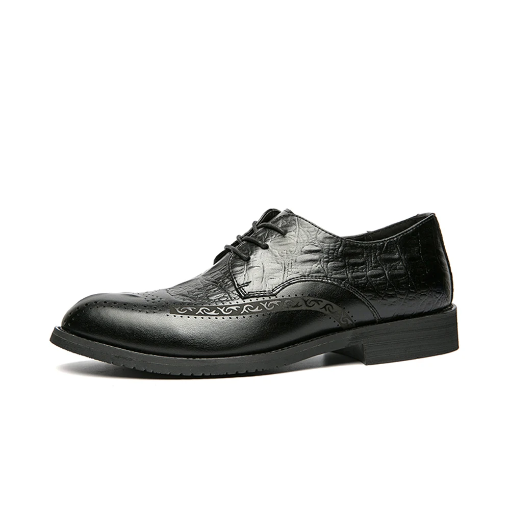 Spring Dress Shoes Men Oxfords Brogue Genuine Leather Shoes Classic Style Wing Tip Lace Up Formal Wedding Party Office Shoes
Spring Dress Shoes Men Oxfords Brogue Genuine Leather Shoes Classic Style Wing Tip Lace Up Formal Wedding Party Office Shoes