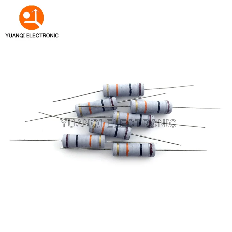 

50pcs Carbon Film Resistor 5W 5% 220 240 270 300 330 360 390 430 470 510 ohm 220R 240R 270R 300R 330R 360R 390R 430R 470R 510R