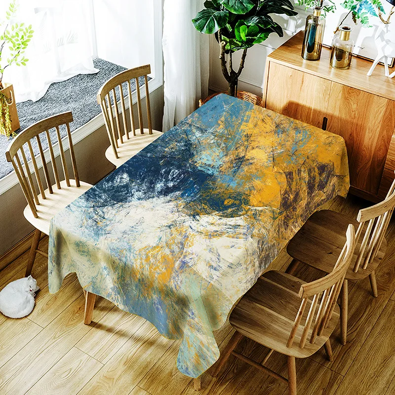 Abstract painting printing pattern washable decorative household waterproof tablecloth
Abstract painting printing pattern washable decorative household waterproof tablecloth