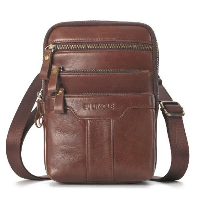 Quality Vintage Leather Shoulder Bag for Men Back pack Crossbody Pack Messenger Satchel Sling Chest Bags Day Pack Back packs
Quality Vintage Leather Shoulder Bag for Men Back pack Crossbody Pack Messenger Satchel Sling Chest Bags Day Pack Back packs