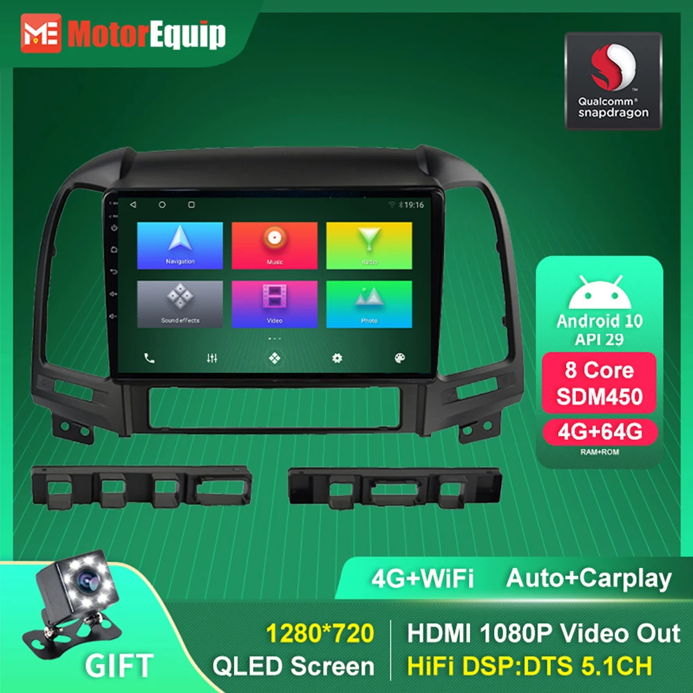 2 Din Android 10.0 HiFi DSP Car Radio For Hyundai IX45 Santa Fe 2 2006-2012 Stereo Multimedia Player GPS Navigation Carplay+Auto
2 Din Android 10.0 HiFi DSP Car Radio For Hyundai IX45 Santa Fe 2 2006-2012 Stereo Multimedia Player GPS Navigation Carplay+Auto
