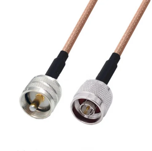 

N Male to UHF PL259 Male Connector Pigtail Jumper RG316 Cable 50 ohm