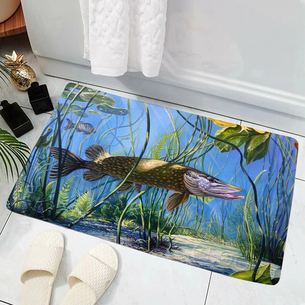 CLOOCL Please Remember Pike Fishing Doormat 3D Graphic Indoor Outdoor Porch Mats Non-slip Kitchen Mats
CLOOCL Please Remember Pike Fishing Doormat 3D Graphic Indoor Outdoor Porch Mats Non-slip Kitchen Mats
