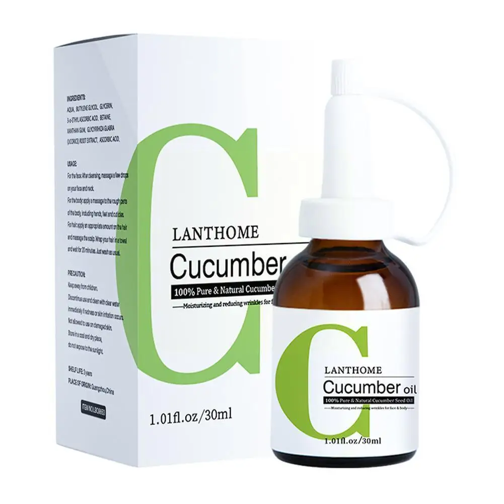 1pc Cucumber Essence Skin Care Moisturizing Lotion 30ml Essential Cucumber Oil Removing Oil Marks Stretch Anti-wrinkle Care
1pc Cucumber Essence Skin Care Moisturizing Lotion 30ml Essential Cucumber Oil Removing Oil Marks Stretch Anti-wrinkle Care