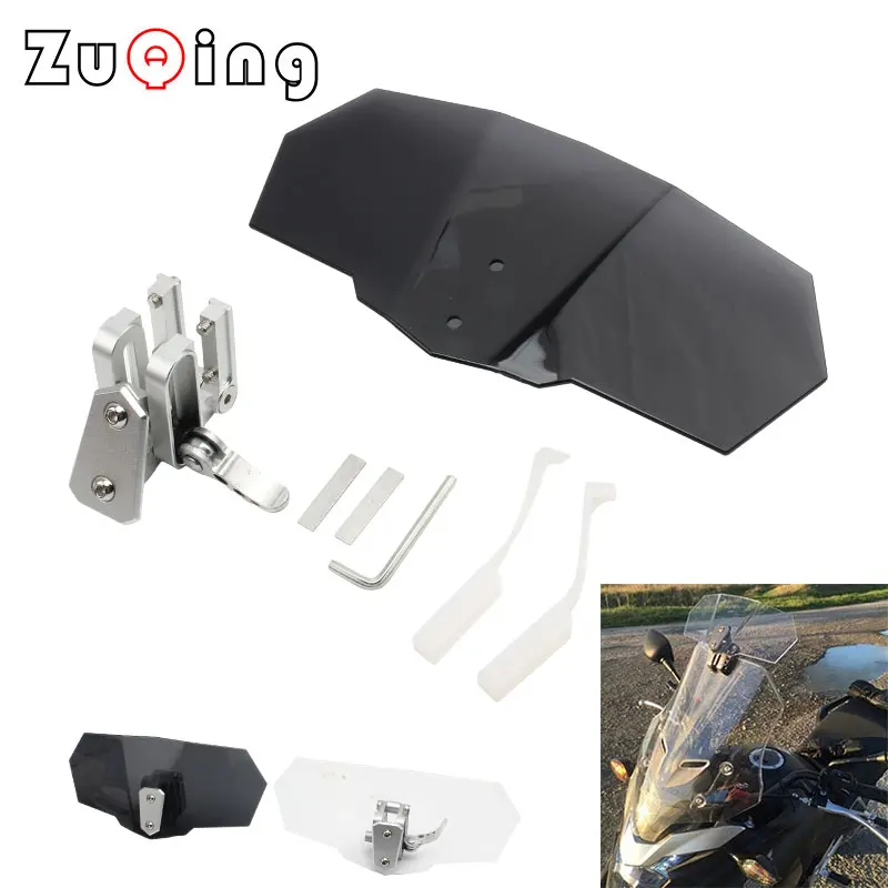 Motorcycle Wind Deflector Windscreen Windshield For BMW r 1200 gs honda vfr 800 Yamaha kawasaki versys 650 Benelli
Motorcycle Wind Deflector Windscreen Windshield For BMW r 1200 gs honda vfr 800 Yamaha kawasaki versys 650 Benelli