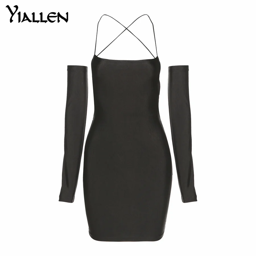 Yiallen Solid Black Mini Dress Women 2021 Summer Halter Bandage Backless Sleeve Bodycon Skirt Sexy Party Streetwear Lady Outfits
Yiallen Solid Black Mini Dress Women 2021 Summer Halter Bandage Backless Sleeve Bodycon Skirt Sexy Party Streetwear Lady Outfits