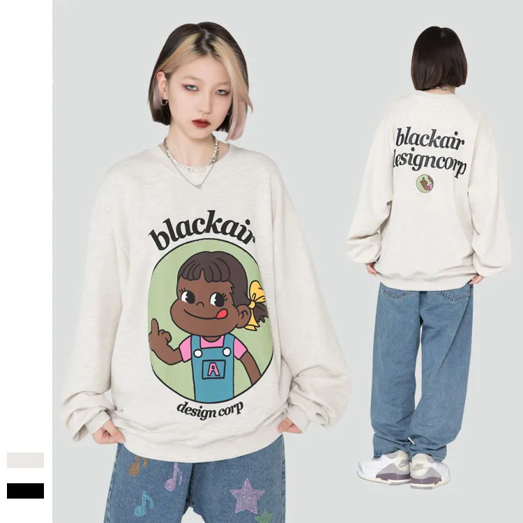 Autumn And Winter Retro Sweater Cartoon Character Printing Fun Casual Street Hedging Round Neck Long Sleeve Men And Women
Autumn And Winter Retro Sweater Cartoon Character Printing Fun Casual Street Hedging Round Neck Long Sleeve Men And Women