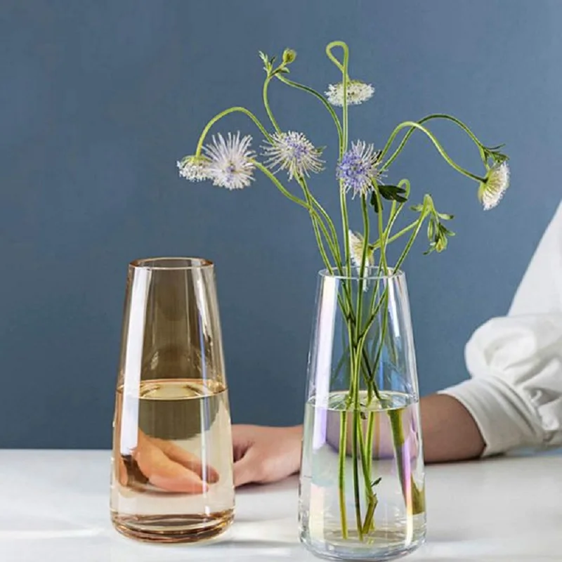 Flower Glass Vase for Decor Home Handmade Modern Large Flower Vases for Centerpieces Living Room Kitchen Office
Flower Glass Vase for Decor Home Handmade Modern Large Flower Vases for Centerpieces Living Room Kitchen Office
