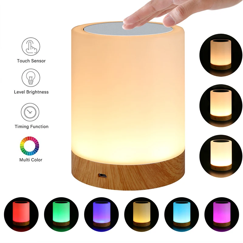 Портативный ночник с датчиком, настольная лампа RGB с сенсорным датчиком, лампы для кемпинга, перезаряжаемый, теплый белый, цветной светильни...
Портативный ночник с датчиком, настольная лампа RGB с сенсорным датчиком, лампы для кемпинга, перезаряжаемый, теплый белый, цветной светильни...