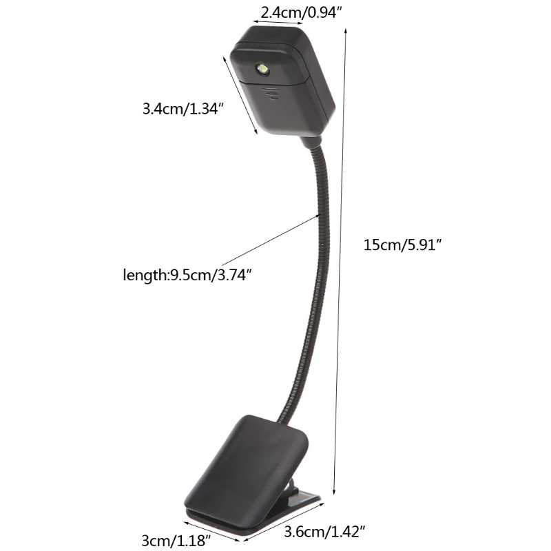 For Kindle & Notebook Reading Light LED Book Light Table Lamp Mini Flexible Clip
For Kindle & Notebook Reading Light LED Book Light Table Lamp Mini Flexible Clip