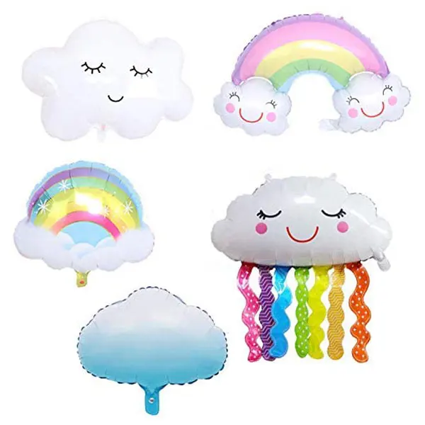5 Pcs Rainbow Balloon Cloud Balloon Rainbow Foil Balloons Cloud Foil Mylar Balloons Rainbow Cloud Balloons Birthday Foil Balloon
5 Pcs Rainbow Balloon Cloud Balloon Rainbow Foil Balloons Cloud Foil Mylar Balloons Rainbow Cloud Balloons Birthday Foil Balloon