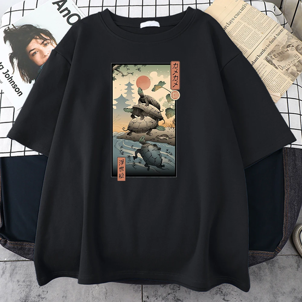 Japanese Ukiyoe Style Printed Women Tshirts Casual Quality T-Shirt Breathable Brand Tee Shirt Fashion Women's T-Shirts
Japanese Ukiyoe Style Printed Women Tshirts Casual Quality T-Shirt Breathable Brand Tee Shirt Fashion Women's T-Shirts