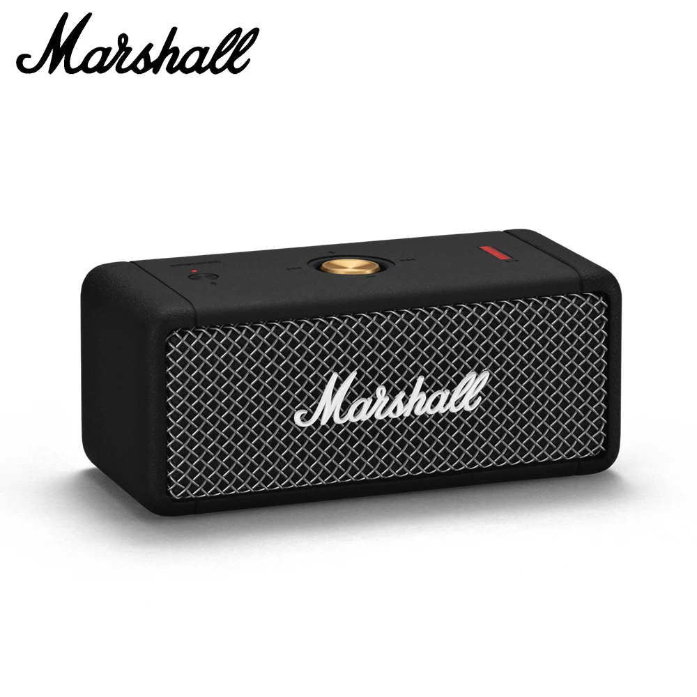 

Беспроводной динамик Marshall Emberton, портативная мини-колонка с Bluetooth, водонепроницаемая IPX7 басовая колонка, уличный сабвуфер, роскошный