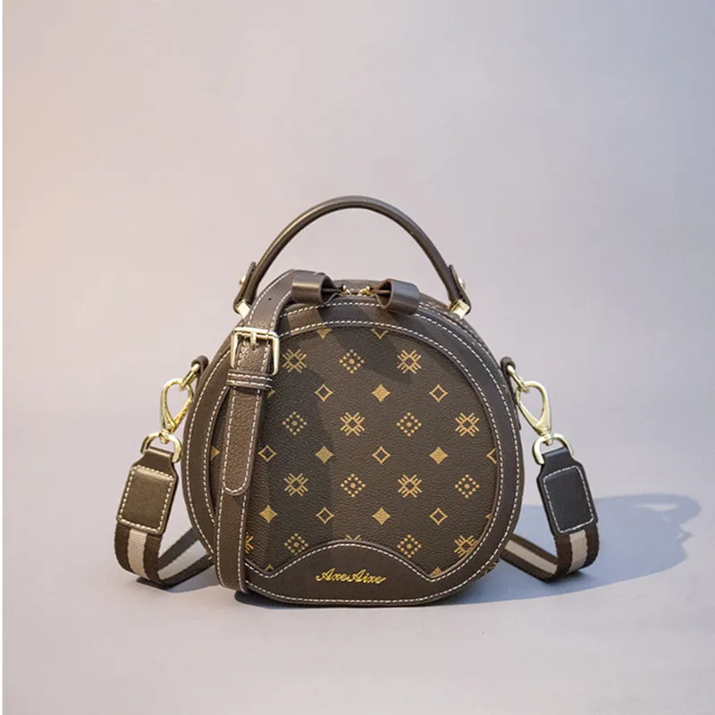 2021 New Fashion Printed High-quality Leather Handbags Single Shoulder Messenger Small Round Bag Purses and Handbags Luxury Sac
2021 New Fashion Printed High-quality Leather Handbags Single Shoulder Messenger Small Round Bag Purses and Handbags Luxury Sac